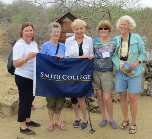 Barbara Lauterbach (center) and Anne Vonckx Weaver (right) ona Smith Trip 2014
