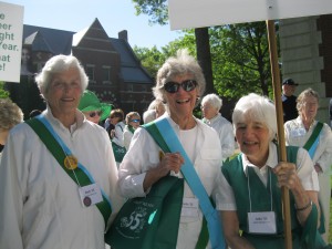 Barbara Stein Scott, Shelia Montgomery Cleworth and Judy Ettlinger Cohn
