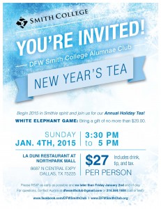 Save The Date: New Year's Tea