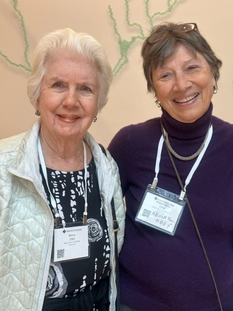 A pair of reunioneers at 60th Class reunion Smith College 2023