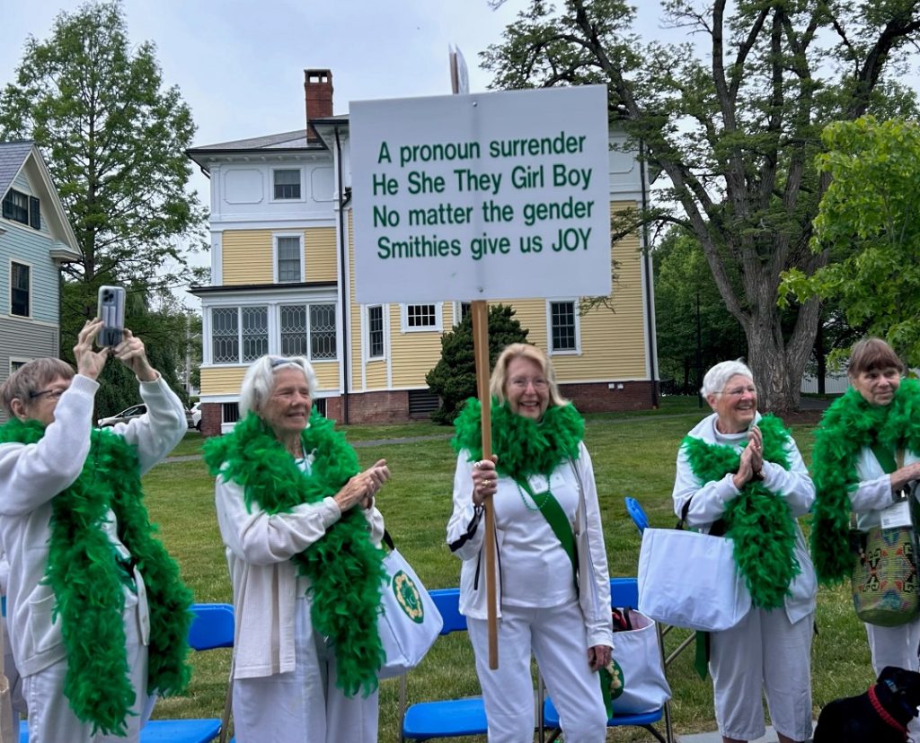 Class of 1963 at Ivy Day p[arade May 2023